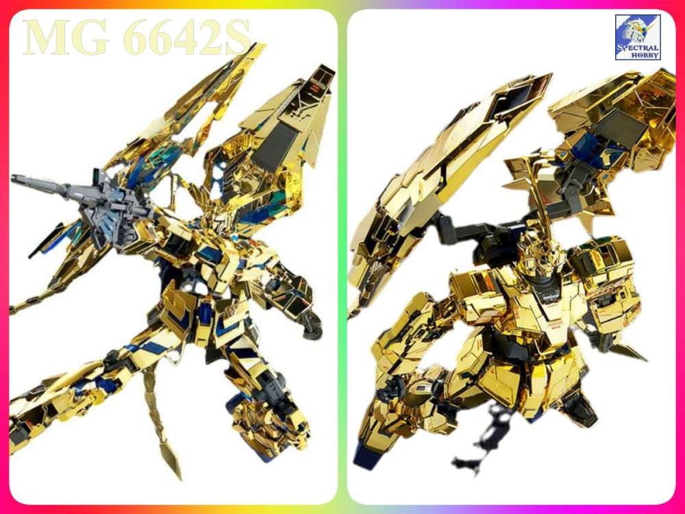 Mô hình lắp ráp MG 1/100 Phenex NT Shield Tail 6642S Electroplate Coating 6642 gundam Daban