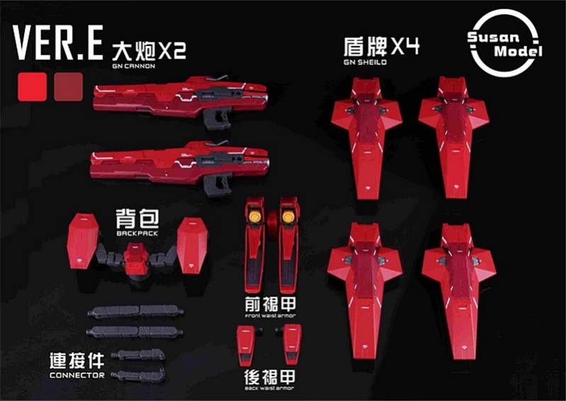 Phụ kiện mô hình mg 1/100 Repair R3 Dynames Exia Astraea - Susan model