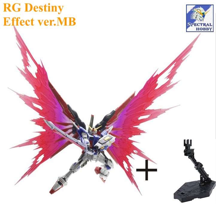 Phụ kiện Mô hình Effect Wing cho MG RG Destiny ver MB + HG/RG base 1/144 (sp không kèm gundam)