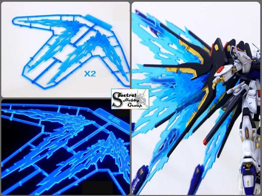 Phụ kiện mô hình nhựa hiệu ứng Light Wing Effect cho HG RG MG HGCE Strike freedom