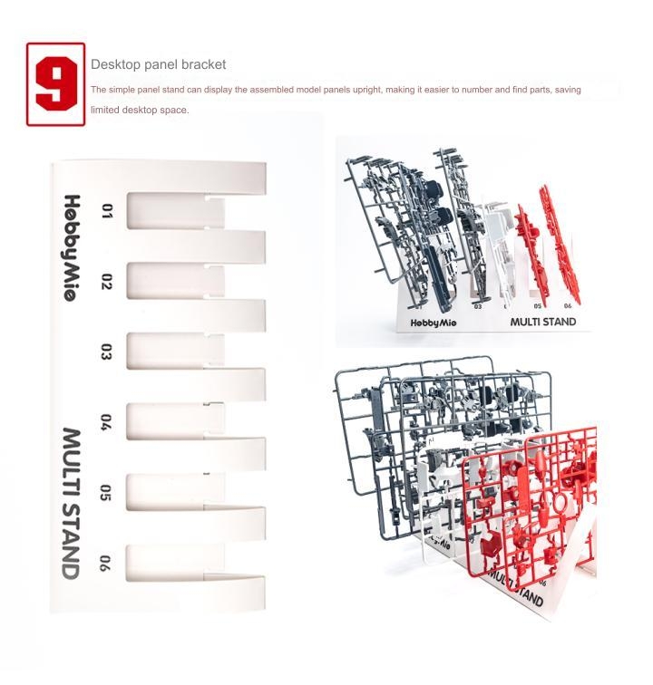 Bộ dụng cụ Hobby MIO Set Water Mouth Pliers Beginner Portable Scissor Tool Kit (kìm nhíp dũa dao knife ...)