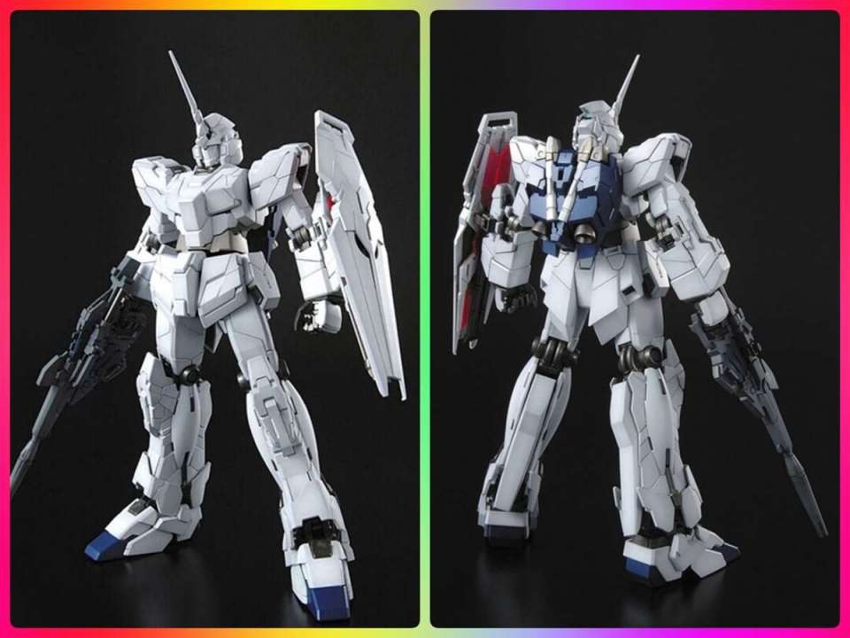 Mô hình lắp ráp MG 1/100 Unicorn Gundam + MS Cage 6636 Daban