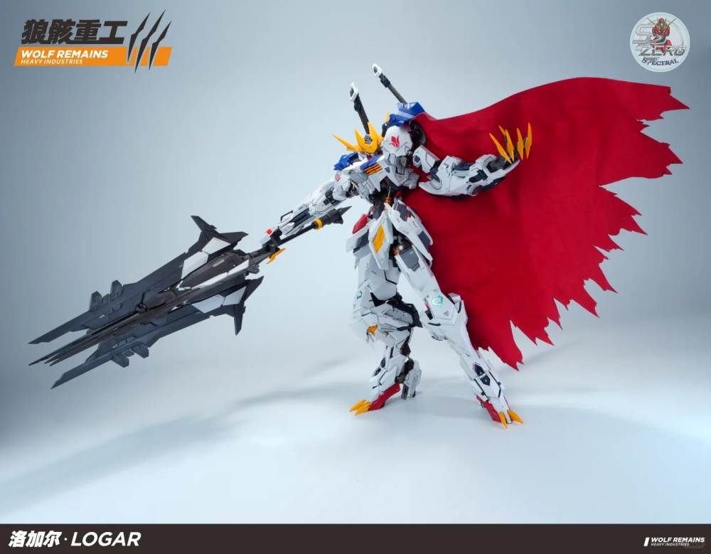 Mô hình lắp ráp PG 1/60 Barbatos Lupus Rex metal frame WOLF REMAINS Model LOGAR