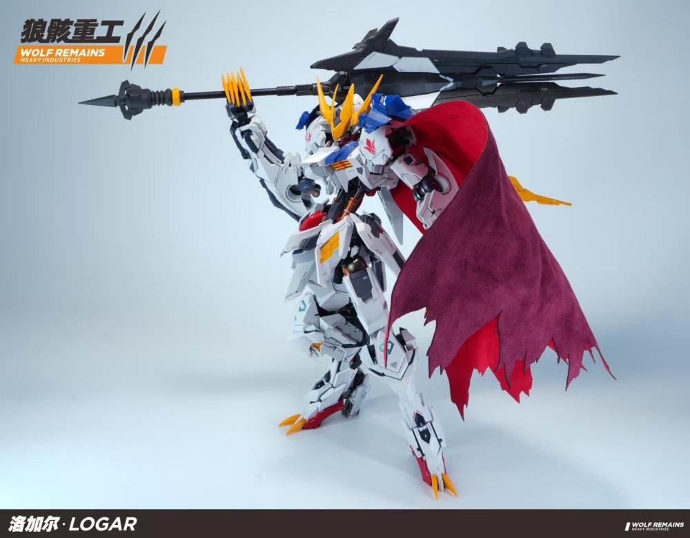 Mô hình lắp ráp PG 1/60 Barbatos Lupus Rex metal frame WOLF REMAINS Model LOGAR