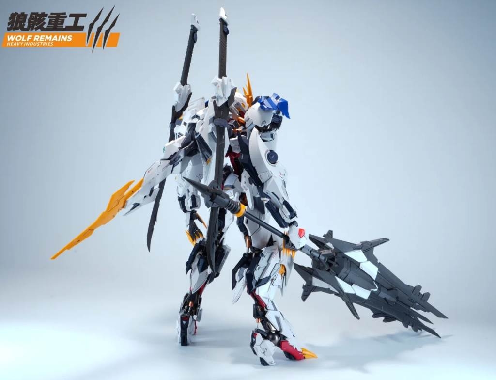 Mô hình lắp ráp PG 1/60 Barbatos Lupus Rex metal frame WOLF REMAINS Model LOGAR