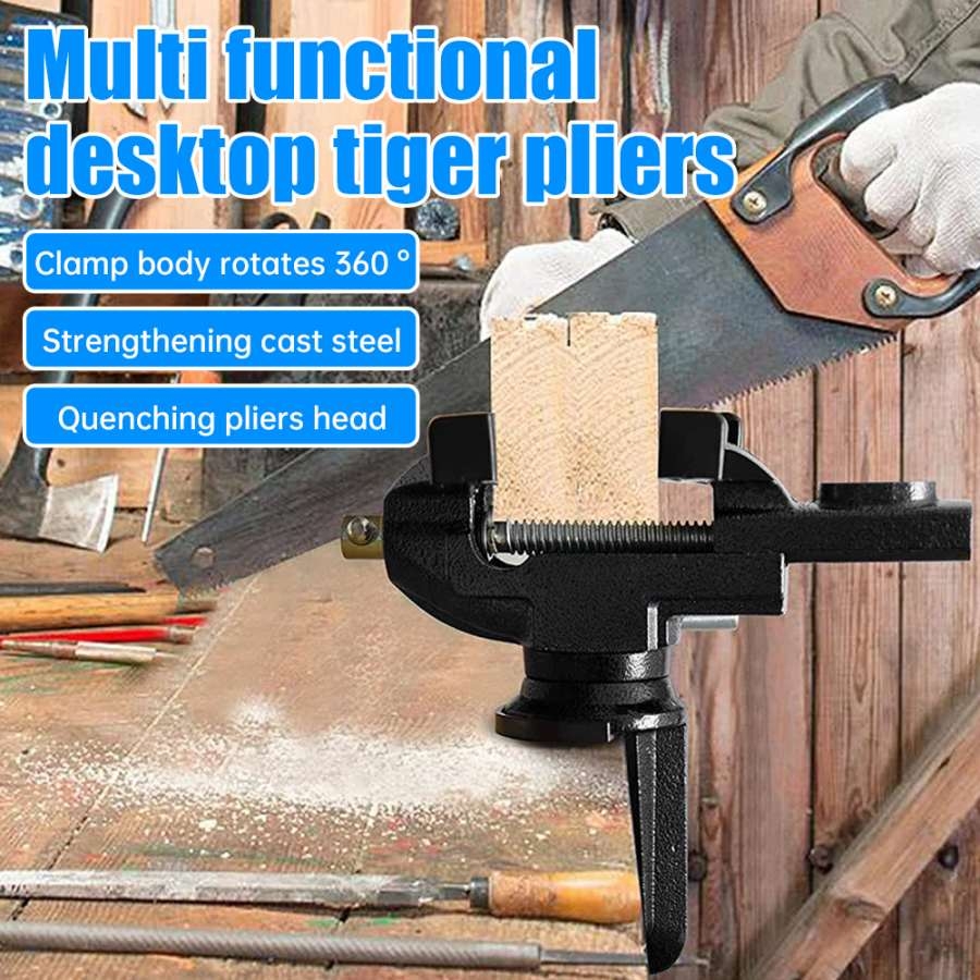 Dụng cụ Eto kẹp kèm đe Greener Mini Bench Dual-Purpose Table Clamp-on Vise With 360