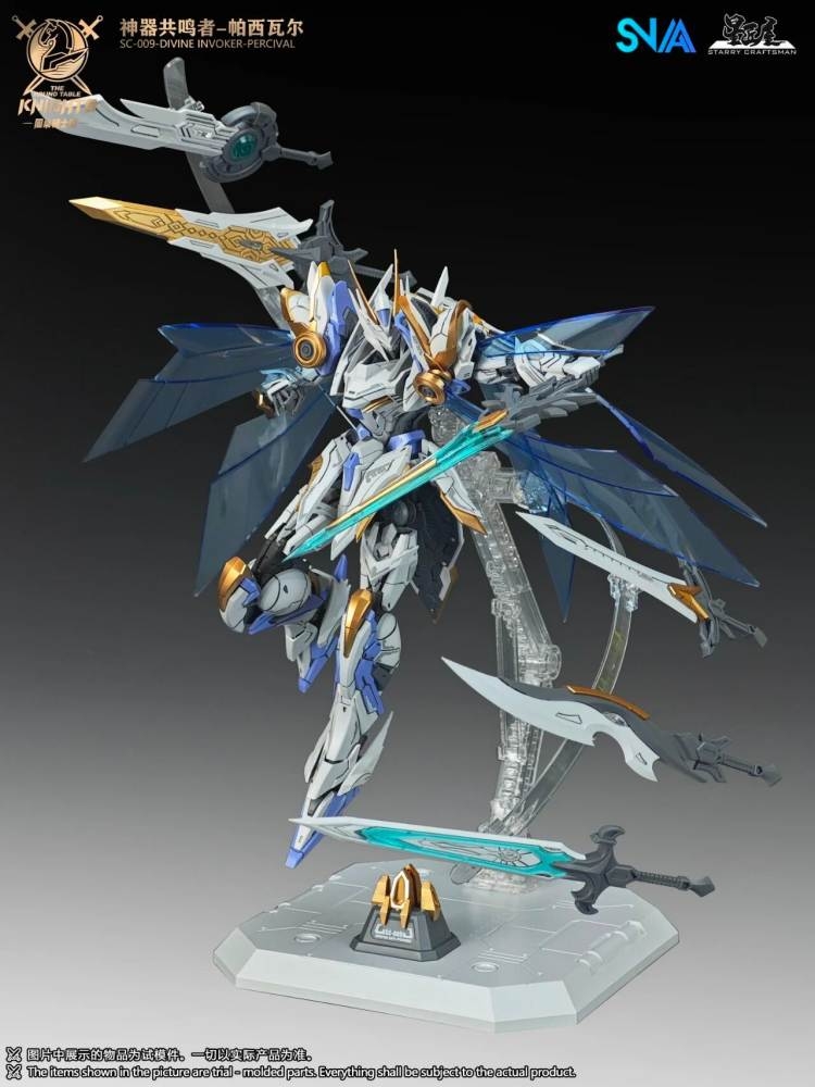 Mô hình lắp ráp Divine Invoker Percival SC009 BE 1/144 SNAA model Round Table Knights