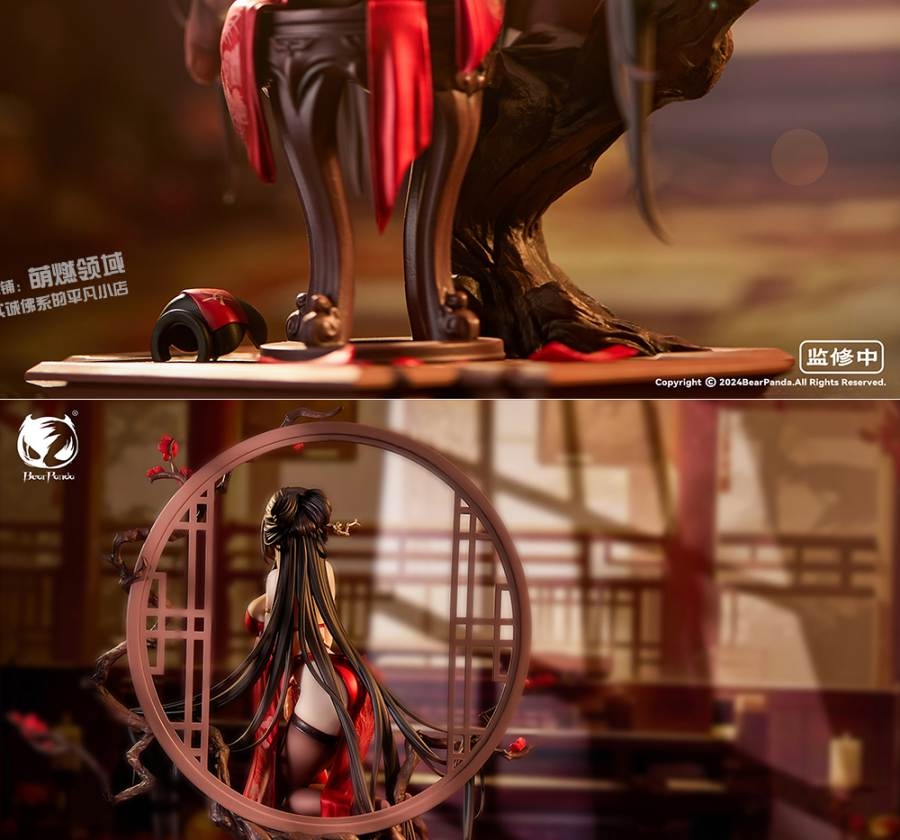 Mô hình Figure Luo Hong Falling Red 1/4 BearPanda