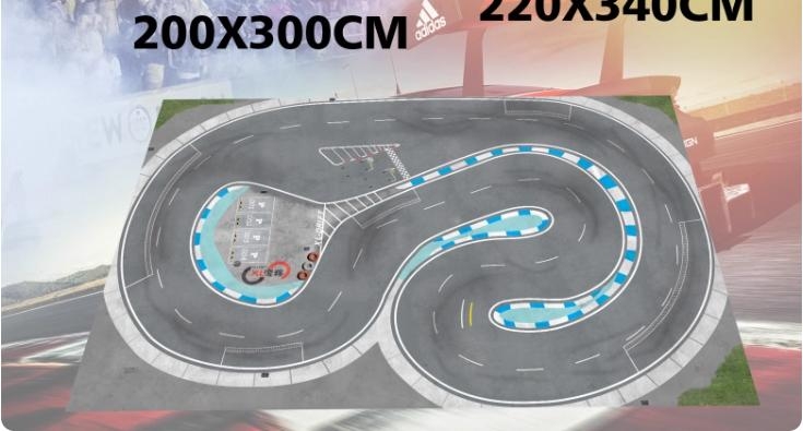 Phụ kiện RC CAR thảm đường đua Drift cho xe ô tô 1/24 - 1/28 Accessories RC