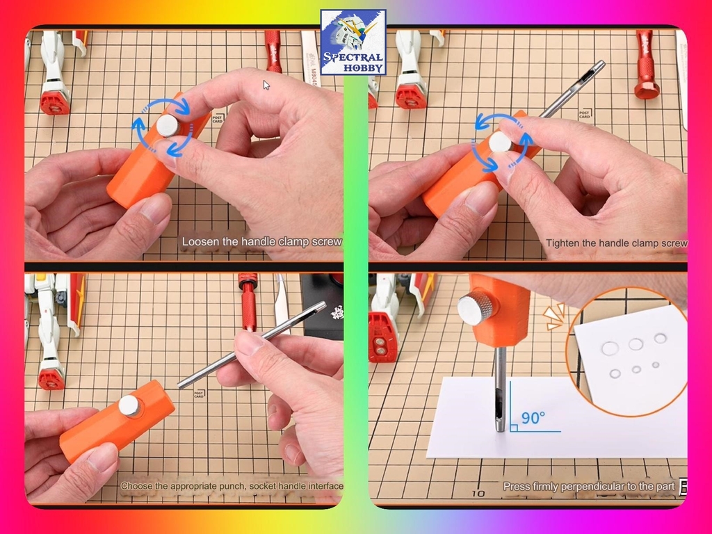 Dụng cụ tạo đục lỗ tròn các cỡ TS005 circular scriber round hole maker cover