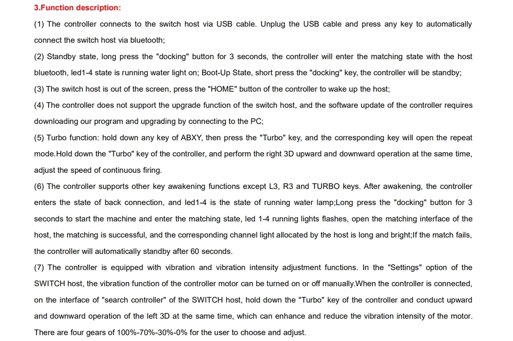 Tay cầm chơi game không dây SP5246 Pro controller wireless NFC 3D Joysticks wake up Bluetooth NS Switch PC steam