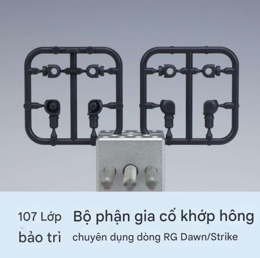 PHụ kiện mô hình gia cố khớp hông dòng RG frame sẵn parts leg optimization PK-107