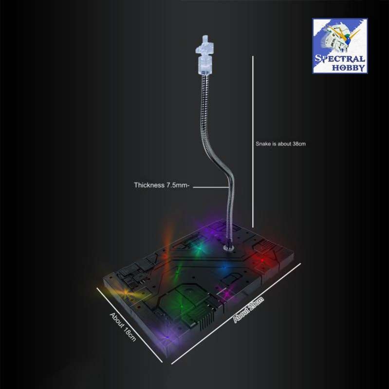 Đế giá đỡ Action base PG cho mô hình gundam 1/60 stand platform led light system VT model