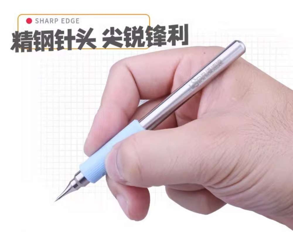Bút khắc chi tiết tạo - kẻ - dặm lại line cơ bản USTAR UA91800 chisel SCRIBER detail engraving needle