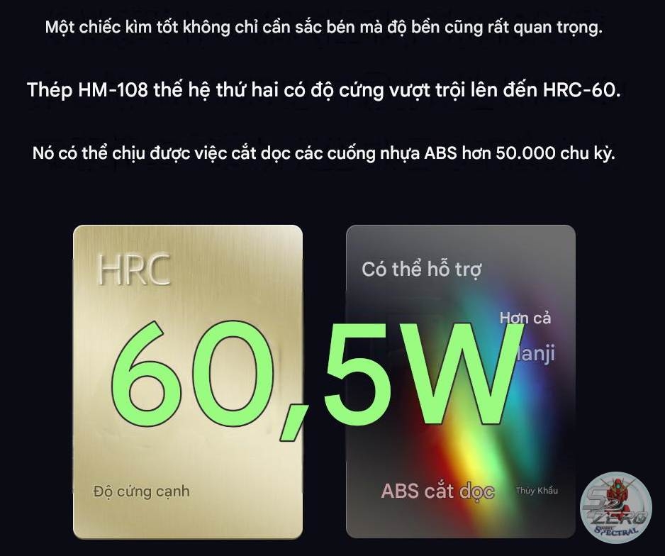 Kìm cắt mô hình HOBBY MIO HM108 Pro 2.0 Ultra Thin Blade Nipper plastic