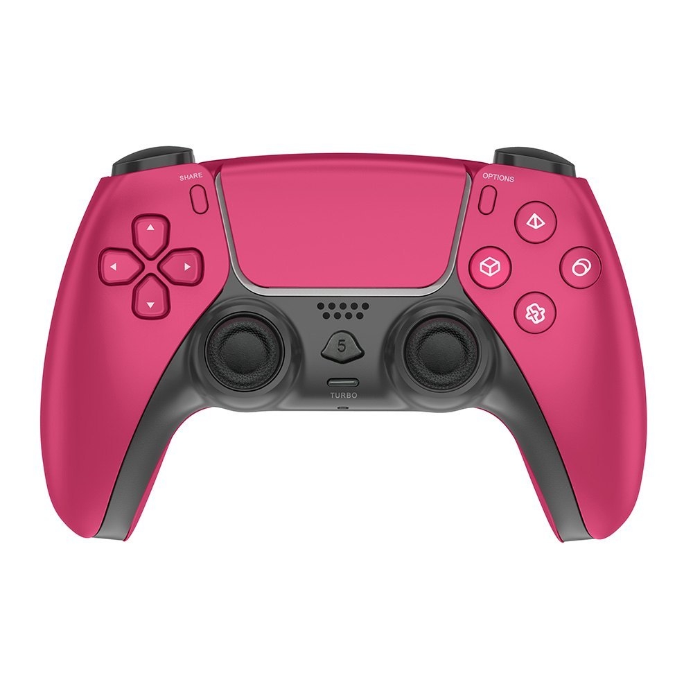 Tay cầm chơi game P5A không dây bluetooth cho PS4 PC Steam Android Dualshock turbo function gamepad wireless