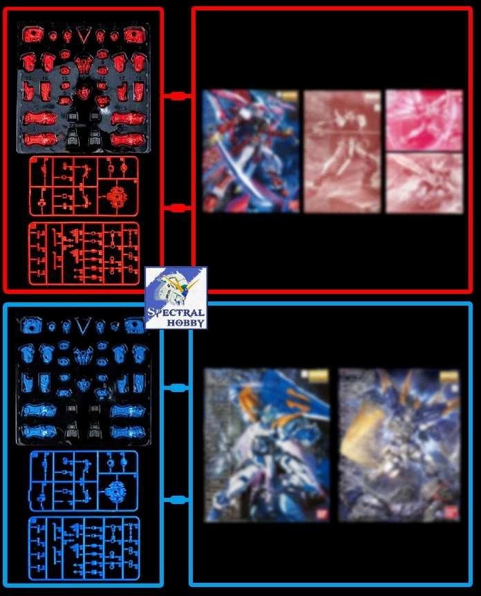 Phụ kiện mô hình bộ EW metal frame set part cho MG Astray red blue Alloy Skeleton Parts