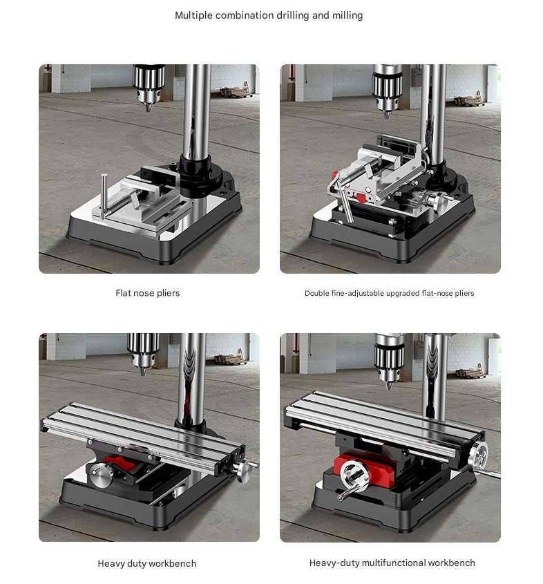 Máy khoan dọc 220V multi-function workbench high-precision bench drill machine 710w 1050w