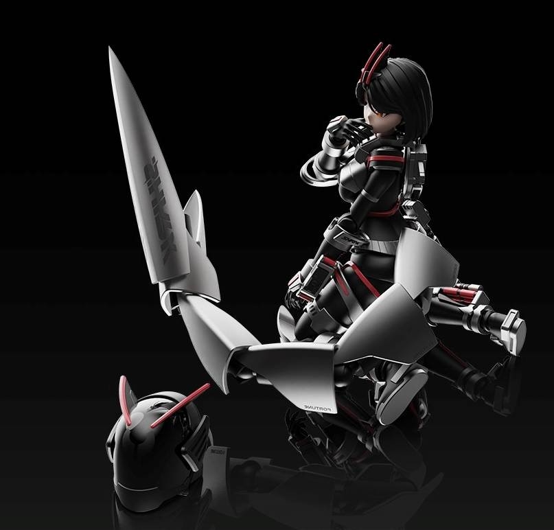 Mô hình figure 1/12 Battle Rider Warrior Goddess Sako Cyber Shark War Riding Goddess Shake