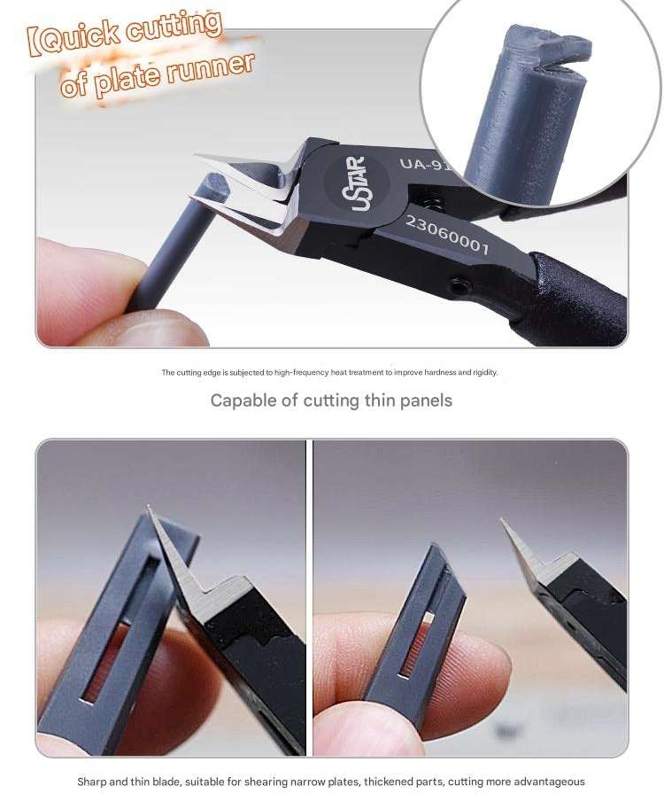 Kìm cắt mô hình USTAR UA91560 Chrome Vanadium Steel Double-edged Pliers