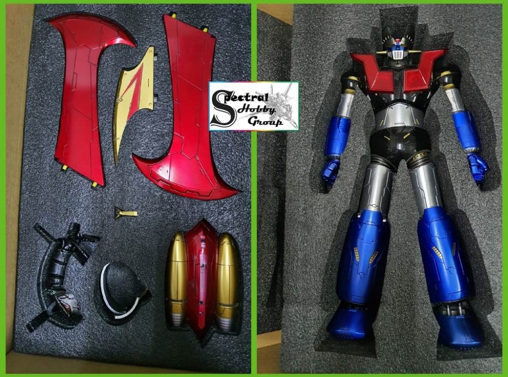 Mô hình super robot CR02 MAZINGER Z Hợp Kim 37Cm metal alloy action
