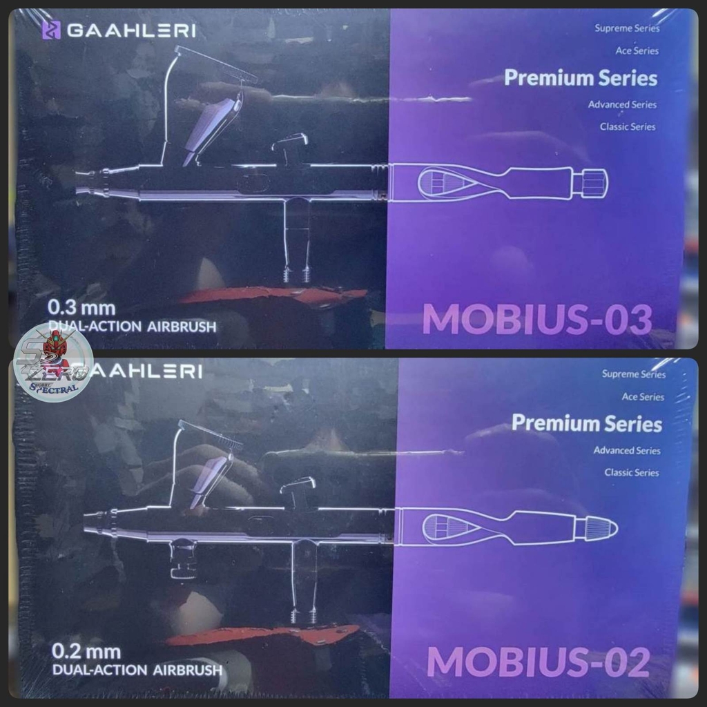 Bút sơn mô hình Mobius 0.3mm 0.2mm Gaahleri Airbrush Premium Series