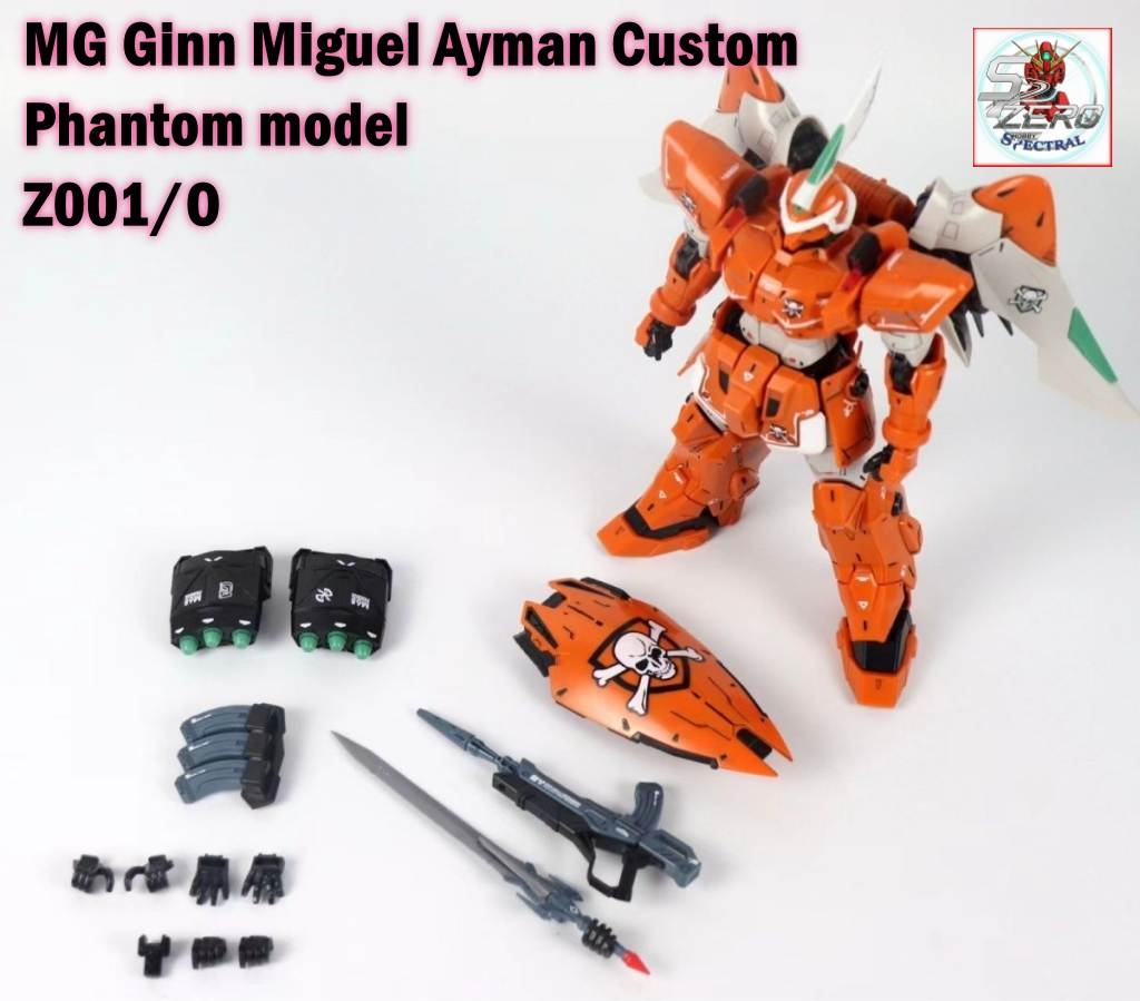Mô hình lắp ráp MG 1/100 Mobile Ginn Gladiator Miguel Ayman Custom - Phantom Model