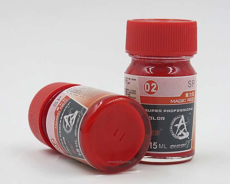 Sơn mô hình SUNIN màu đặc biệt Limited metallic Professional Clear Ultra Marine Blue / Magic Red