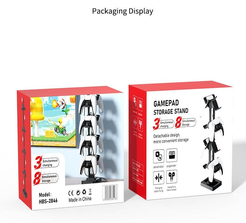 Giá đỡ tay cầm Iplay Gamepad Storage Stand *8 kèm sạc Charging *3 HBS-2846