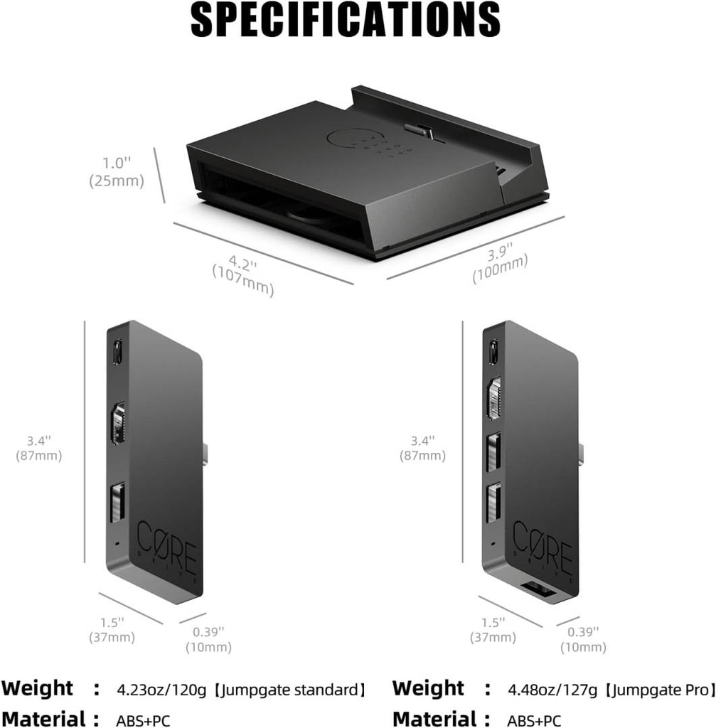Dock xuất hình Savage Raven Skull & Co Jumpgate cho Nintendo Switch 2, Handheld gaming