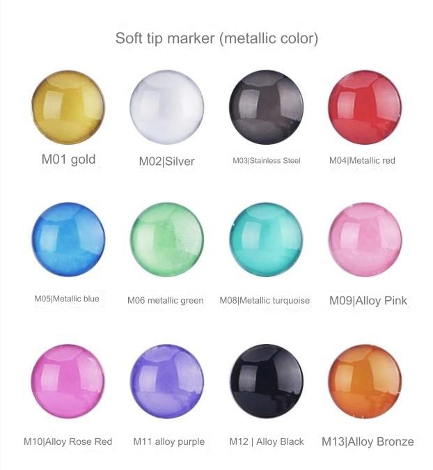 Bút sơn mô hình Metallic color gundam marker pen Hobby Mio