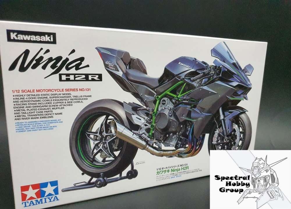 Mô hình lắp ráp Moto Tamiya 1/12 Kawasaki Ninja H2R Motorcycle Series No. 131