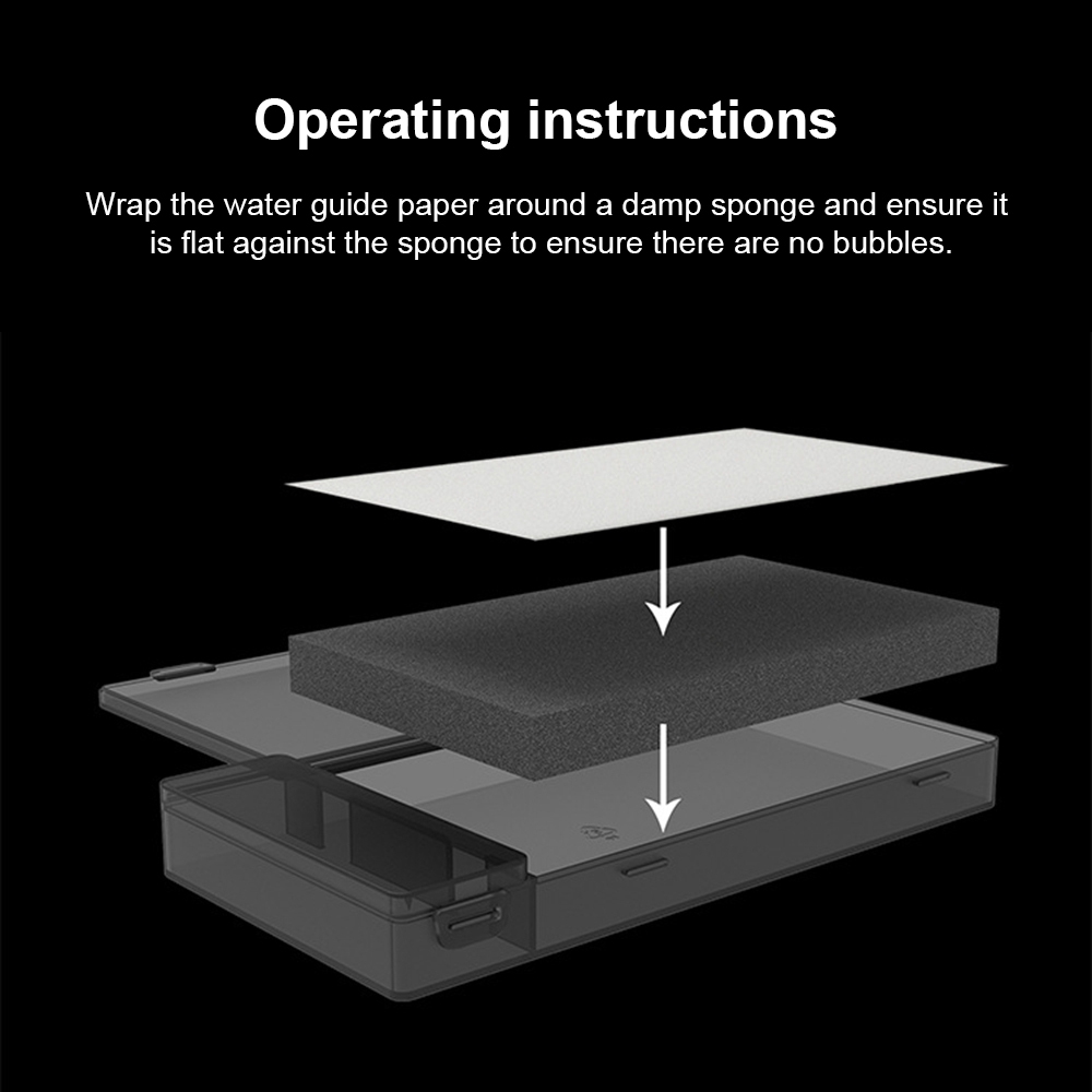 Khay sơn DSPIAE dưỡng ẩm vẽ cọ water based MP01 pigments moisturizing palette color paper paint tray