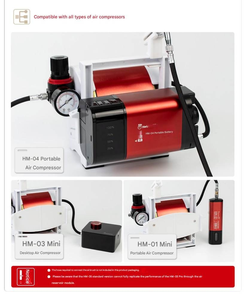 Bình tank 1.3L Hobby mio cho máy nén khí Air Revervoir compressor mini portable tank