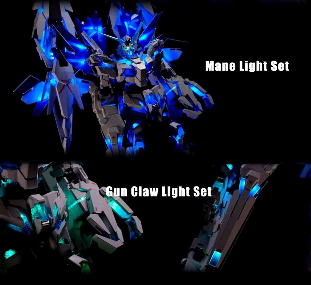 Bộ led Kosmos RGB cho mô hình PG Unicorn Perfectibility Banshee Phenex gundam ver2 nháy theo nhạc