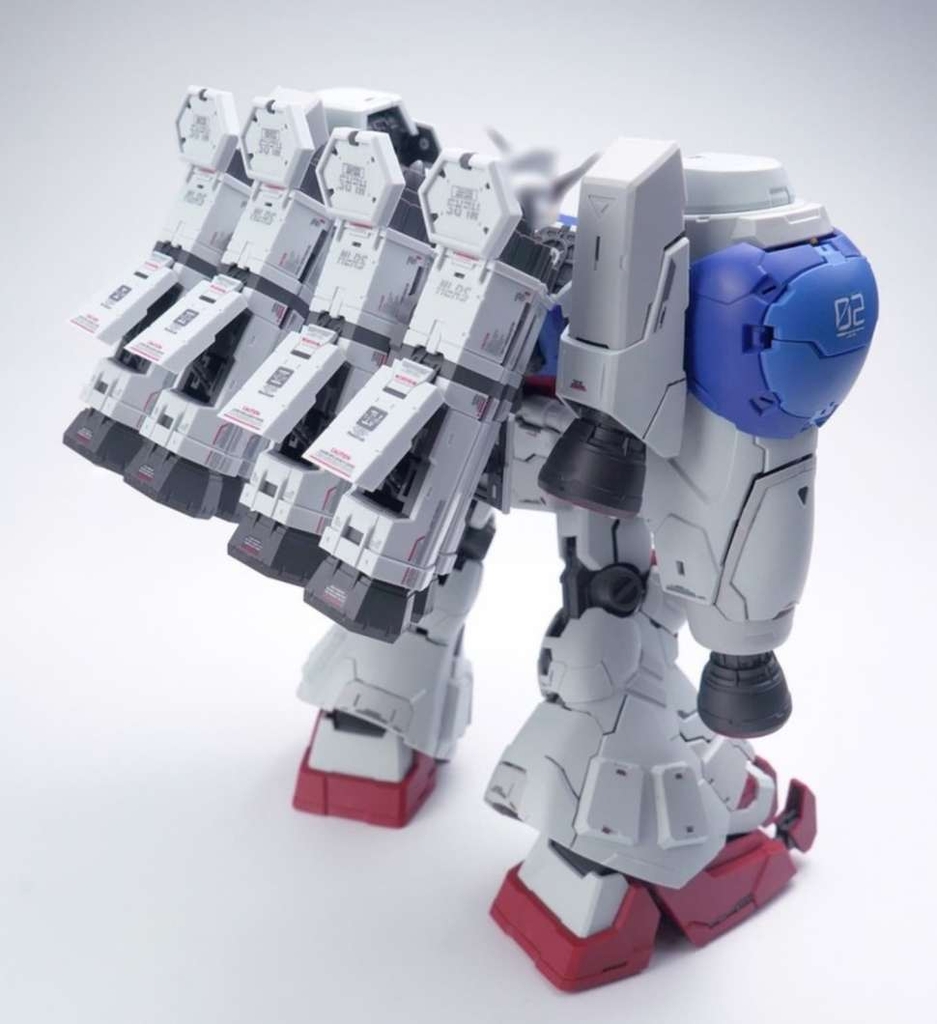 PHụ kiện mô hình MG 1/100 Physalis MLRS Pack + Clear Armor Parts cho Solomon GP02A