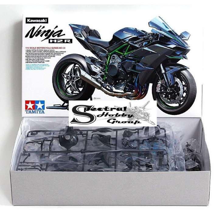 Mô hình lắp ráp Moto Tamiya 1/12 Kawasaki Ninja H2R Motorcycle Series No. 131