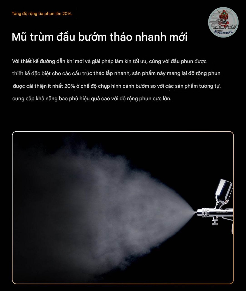 Bút sơn Mobius TG 0.5mm Gaahleri Airbrush Premium