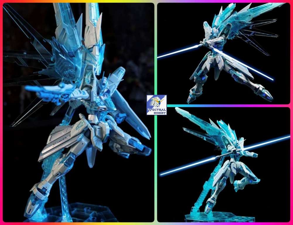 Mô hình lắp ráp Mg 1/100 Freedom 2.0 Glacier Ice Blue Cross Contrast Color