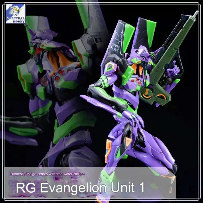 Mô hình lắp ráp EVA RG EVA01 Evangelion Type Unit 01 Deluxe edition MAIGAO Model