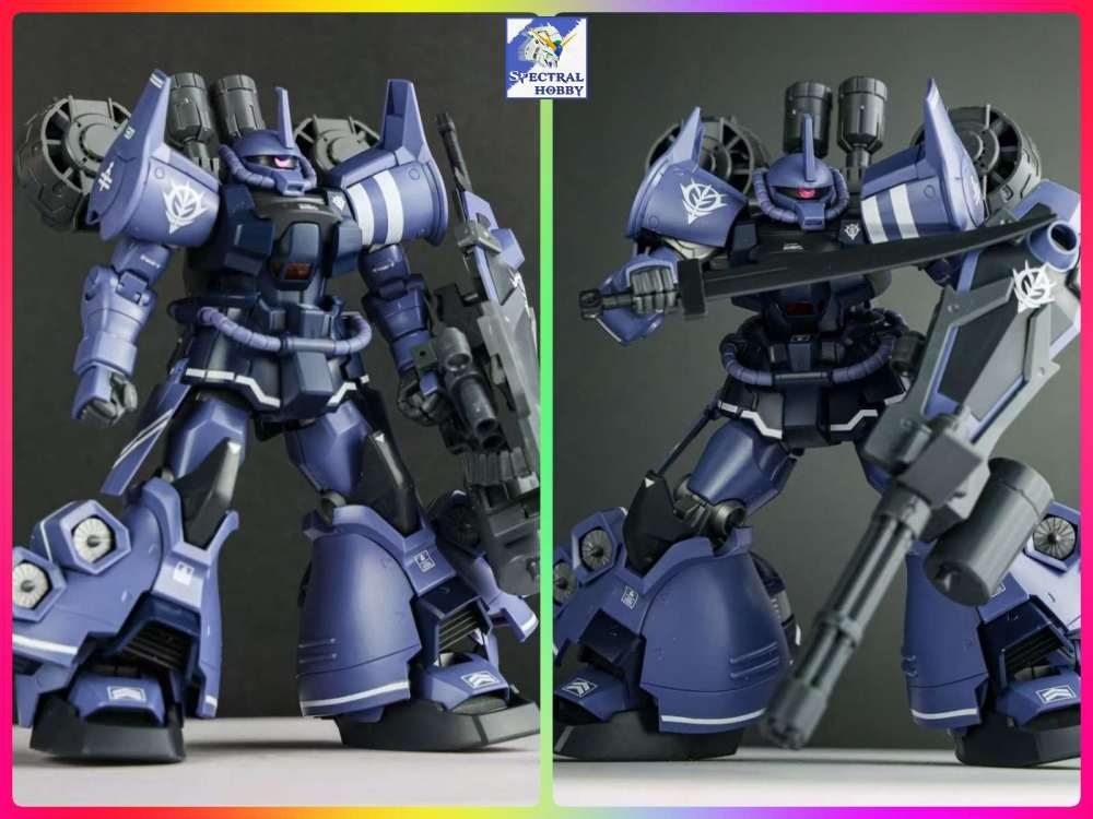 Mô hình lắp ráp HG 1/144 Gouf Custom Midnight Tiger Dark Night Color Heavy Cannon - B3 Star model