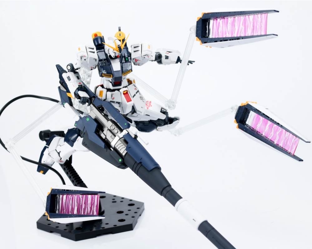 Phụ kiện lắp ráp EW Hyper Mega Bazooka launcher RG HG 1/144 Nu HiNu Effect wing