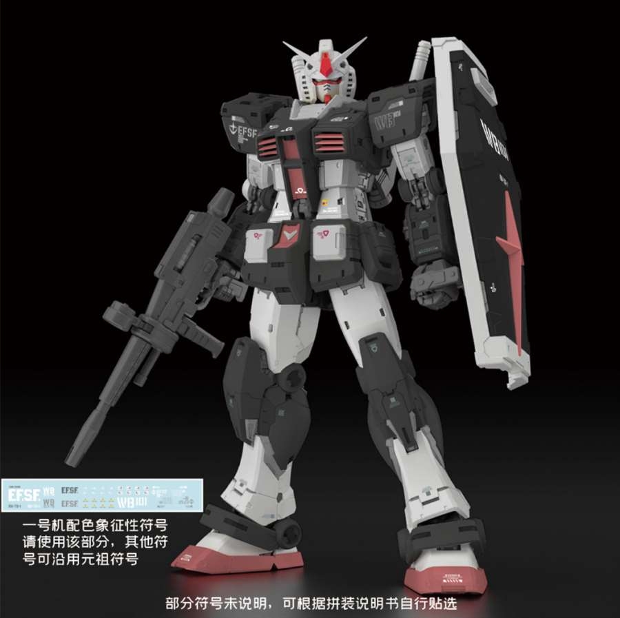 Decal nước dán mô hình RG RX-78-2 2.0 1/144 1/100 các loại Water sticker