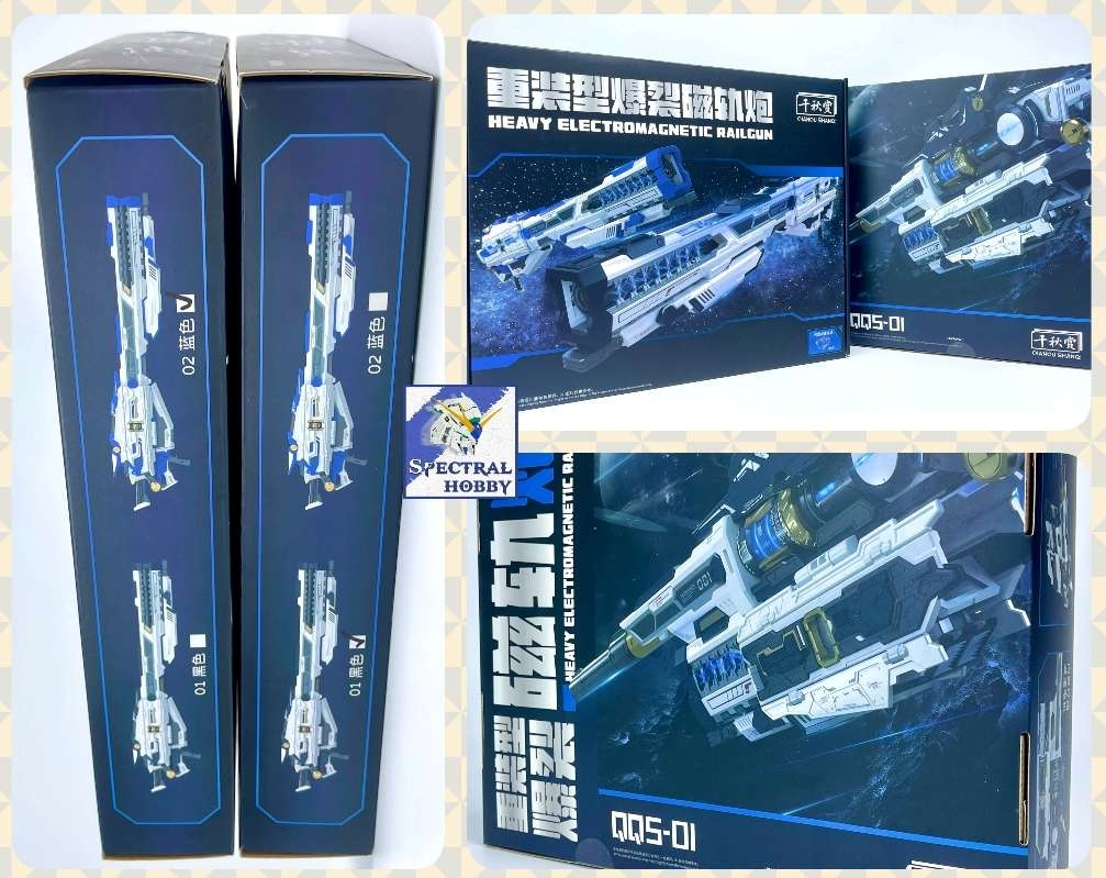 Phụ kiện Heavy Electromagnetic Raigun 1/100 1/144 1/72 mega hyper bazooka launcher nu hinu