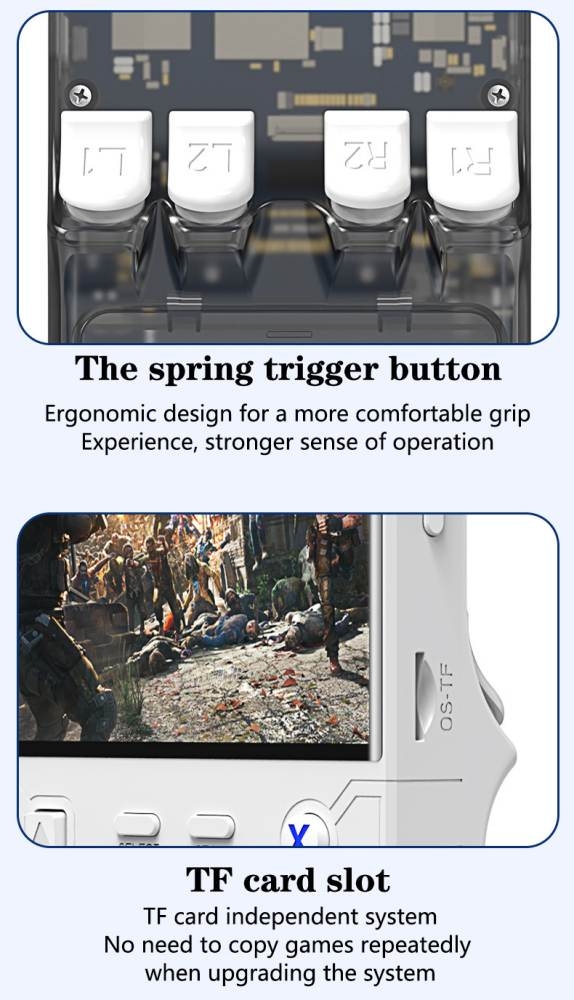 Máy chơi game R36 Ultra WIFI Retro Handheld Console 4.0 Inch Screen