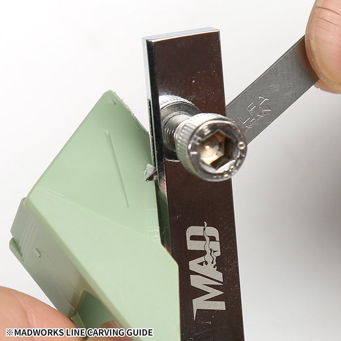 Dụng cụ hỗ trợ tạo line đường cong - thẳng Madworks MT001 Line Carving Guide chisel