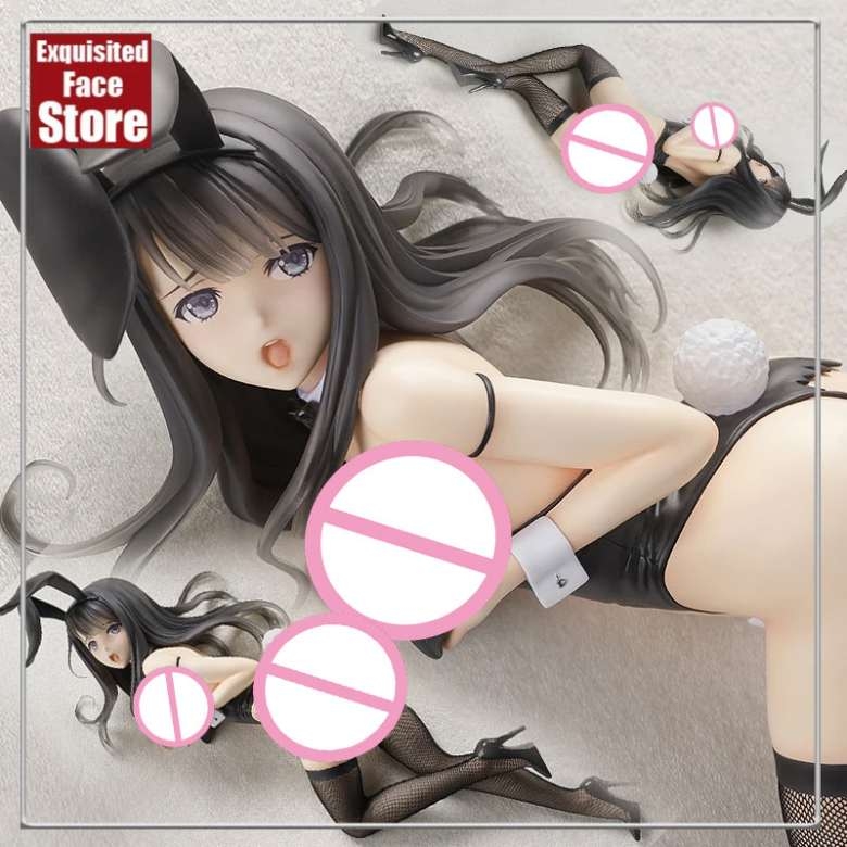 Mô hình tĩnh Xinhao 1/4 MIO USAMI Bunny Sisters Work girl - Chất lượng cao