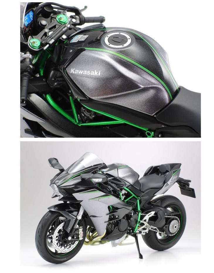 Mô hình lắp ráp Moto Tamiya 1/12 Kawasaki Ninja H2R Motorcycle Series No. 131