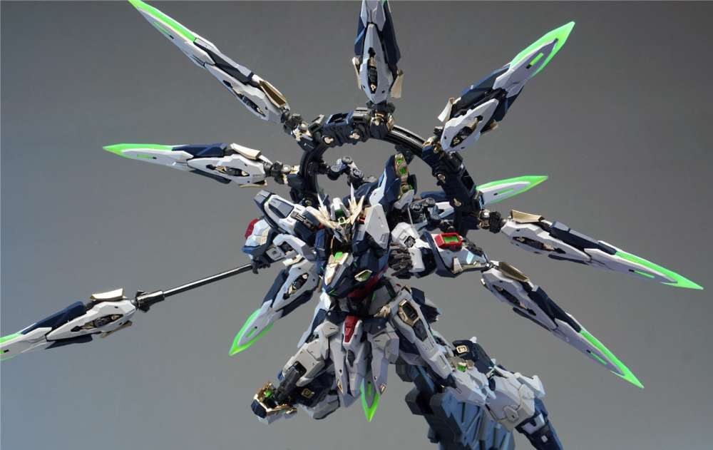 Mô hình lắp ráp MG 1/100 APOCALYPSE White - Black Phoenix A01 Metal Frame Vientiane Fusion