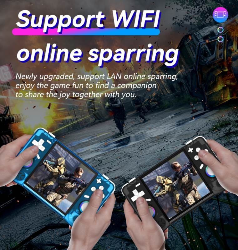 Máy chơi game XF40H Retro Handheld Console 4.0 Inch Screen